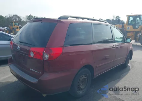 2006 Toyota Sienna Le z USA, uszkodzony, nr VIN 5TDZA23C86S455691